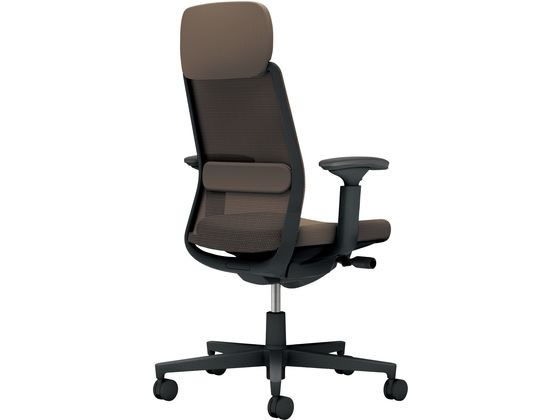 【レビュー投稿で100円OFFクーポン】【メーカー直送】コクヨ モネット 背メッシュ 可動肘 ブラック ダークグレージュ(U)【代引不可】【組立・設置・送料無料】肘なし メッシュチェア オフィスチェア オフィス家具 [2]