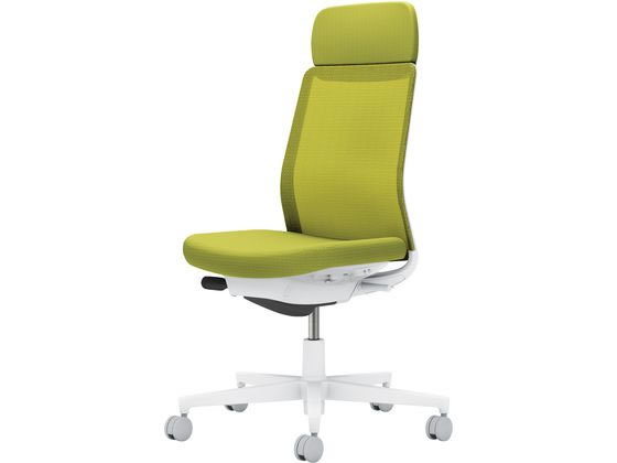 【楽天大感謝祭限定★26日9:59迄ポイント2倍】【メーカー直送】コクヨ モネット 背メッシュ 肘無 ホワイトグレー ライトオリーブ(U)【代引不可】【組立・設置・送料無料】肘なし メッシュチェア オフィスチェア オフィス家具