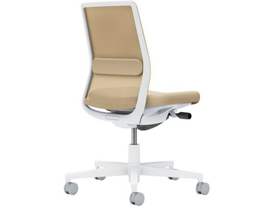 【レビュー投稿で100円OFFクーポン】【メーカー直送】コクヨ モネット 背メッシュ 肘無 ホワイトグレー ソフトベージュ(U)【代引不可】【組立・設置・送料無料】肘なし メッシュチェア オフィスチェア オフィス家具