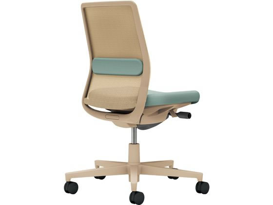 【マラソン限定★2000円クーポン&ポイント2倍】【メーカー直送】コクヨ モネット 背メッシュ 肘無 Sベージュ Sベージュ アッシュターコイズ(U)【代引不可】【組立・設置・送料無料】肘なし メッシュチェア オフィスチェア オフィス家具 [2]