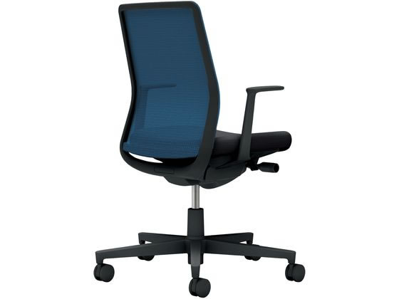 【レビュー投稿で100円OFFクーポン】【メーカー直送】コクヨ モネット 背メッシュ L肘 ブラック ネイビー ブラック(U)【代引不可】【組立・設置・送料無料】肘付き 固定肘タイプ メッシュチェア オフィスチェア オフィス家具 [2]