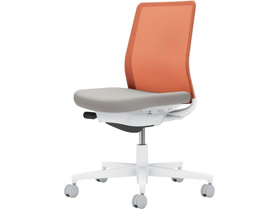 【レビュー投稿で100円OFFクーポン】【メーカー直送】コクヨ モネット 背メッシュ 肘無 ホワイトグレー..