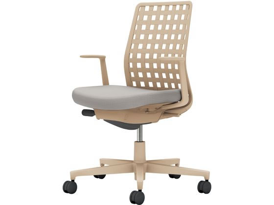 【商品説明】一人ひとりが働きやすい空間へ。インテリアフレンドリーなタスクチェアー【仕様】●品番：C03−Z310U−ZE21KX1●カラー：本体／ソフトベージュ●カラー：座／ライトグレー、背／ソフトベージュ●ランバーサポート：なし●外寸法：...