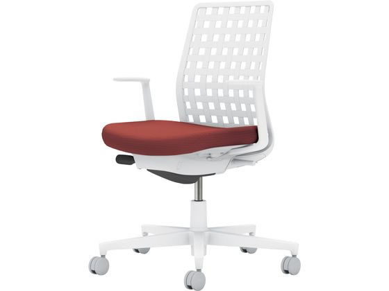 【マラソン限定2000円クーポン★ポイント2倍16日9:59迄】【メーカー直送】コクヨ モネット 背樹脂シェル L肘 WHグレー WHグレー パーシアンレッド(U)【代引不可】【組立・設置・送料無料】肘なし 樹脂チェア オフィスチェア オフィス家具