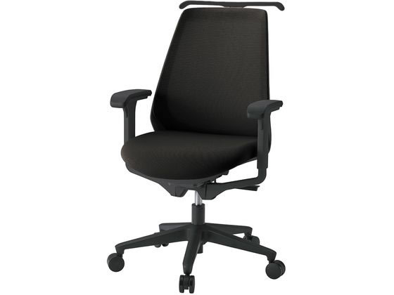 【商品説明】理想的な作業姿勢にこだわった機能性と豊富なカラーバリエーションで、快適な座り心地を提供します。長時間の作業でも、疲れにくく、快適な座り心地を持続するために考え出された曲面デザイン。大型の背面が身体をしっかりと支えます。全面に均一な透過性と光沢感のあるメッシュ素材。高伸縮性のエラストマー繊維を採用し、オールシーズン快適にご使用いただけます。【仕様】●品番：KZ337PVHM1T1T1●カラー：ベース／ブラック、張地／ブラック●外寸法：幅600×奥行630〜640×高さ915〜1005（1060）mm●座面高さ：400〜490mm●重量：13．4kg●材質：背／メッシュ張り、座／布地張り、背フレーム／強化ナイロン樹脂、肘当て／エラストマー樹脂＋ウレタン、肘受け／強化ナイロン樹脂、脚／強化ナイロン樹脂、抵抗付ウレタン双輪キャスター●グリーン購入法適合【備考】※メーカーの都合により、パッケージ・仕様等は予告なく変更になる場合がございます。【検索用キーワード】イトーキ　ITOKI　いとーき　ノナチェア可動肘ハンガー付ブラックブラック　イス　椅子　チェア　OAチェア　事務用イス　デスクチェア　回転イス　事務用椅子　事務用チェア　回転椅子　回転チェア　キャスターチェア　メッシュチェア　ノナ　NONA　のな　ノナチェア　可動肘　ハンガー付　ブラックブラック　グリーン購入法適合　KZ337PVHM1T1T1　肘付　肘つき　1脚　KZ−337PVHM1T1T1　メッシュバックチェア　作業姿勢　座り心地　長時間作業　曲面デザイン　大型背面　エラストマー繊維　オールシーズン　幅600×奥行630〜640×高さ915〜1005mm　ウレタンキャスター　オフィスチェア　メッシュチェア　R267JG座り心地にこだわったメッシュバックチェア。