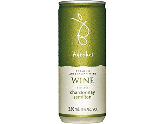 【ブラックフライデー限定★27日9:59迄店内ポイント2倍】【お取り寄せ】バロークス プレミアム 缶 ワイン 白 250ml オーストラリア 白ワイン お酒