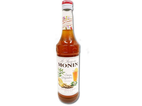 【お取り寄せ】日仏貿易 モナン レモンジンジャーシロップ 700ml シロップ ノンアルコール飲料 