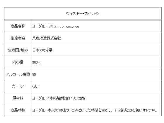 �ڥ�ӥ塼��Ƥ�100��OFF�����ݥ��Ȭ����¤ �衼����ȥꥭ�塼�� coconoe 300ml 8�� �� �ꥭ�塼�� ����