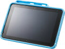 【お取り寄せ】エレコム ARROWS Tab Q5010 シリコンケース ブルー TB-Q5010SCHVBU タブレット関連品 スマホ 家電