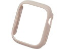 【レビュー投稿で100円OFFクーポン】【お取り寄せ】エレコム アップルウォッチ カバー 41mm ラバー グレージュ AW-23BBPPRGB スマートウォッチ関連品 時計