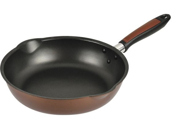 【レビュー投稿で100円OFFクーポン】【お取り寄せ】パール金属 軽わざパンふっ素IH対応両口深型フライパン26cm