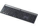 【マラソン限定★2000円クーポン&ポイント2倍】【お取り寄せ】サンワサプライ ソーラー充電Bluetoothキーボード SKB-BTEC1BK キーボード マウス 入力機器 パソコン 家電