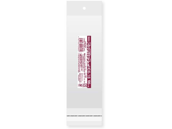 【レビュー投稿で100円OFFクーポン】【お取り寄せ】スワン OPP袋 ピュアパック HC 6-16 100枚 006798455 OPP袋 テープ付き ヘッダ...