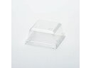 【お取り寄せ】サンフレバー デザートカップ 共用蓋 63角 100個 004739518 クリアカップ 使いきり 使い捨て 食器 使いきり食器 キッチン テーブ...