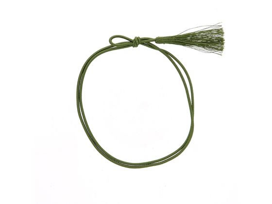 【レビュー投稿で100円OFFクーポン】【お取り寄せ】カラーゴム 彩ゴム房 2重 片花結び 58cm 濃緑 50本 包装 包装紙 ラッピング