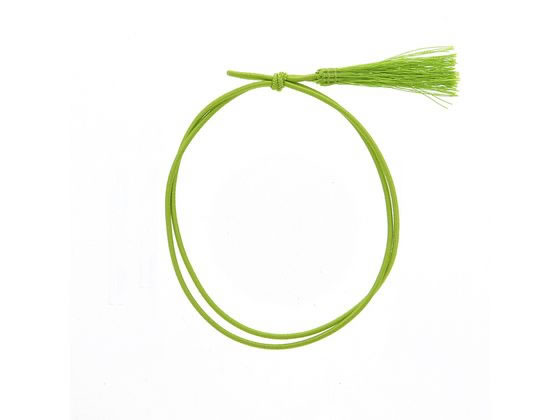 【レビュー投稿で100円OFFクーポン】【お取り寄せ】カラーゴム 彩ゴム房 2重 片花結び 58cm 黄緑 50本 包装 包装紙 ラッピング