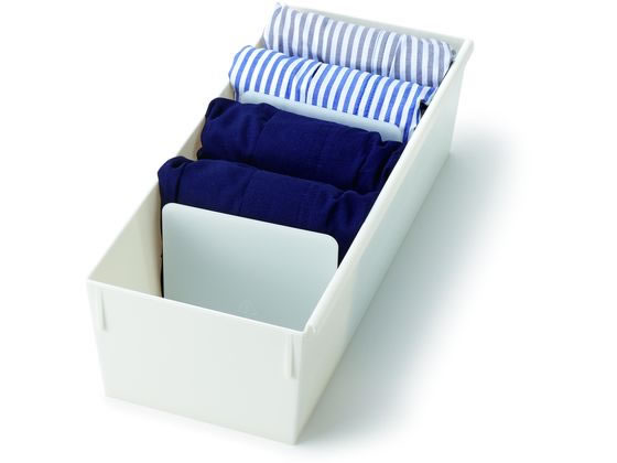 【マラソン限定クーポン★11日9:59迄ポイント2倍】【お取り寄せ】ライクイット サッと取り出し インナーケースM ホワイト 衣装収納 収納 日用雑貨 [2]