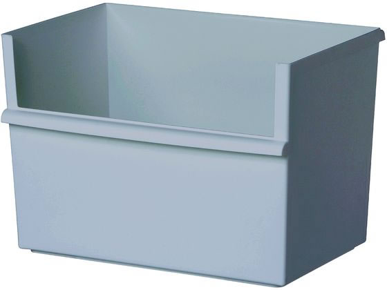 【レビュー投稿で100円OFFクーポン】【お取り寄せ】ライクイット ジャストイット コンテナーワイド(深) グレー 衣装収納 収納 日用雑貨