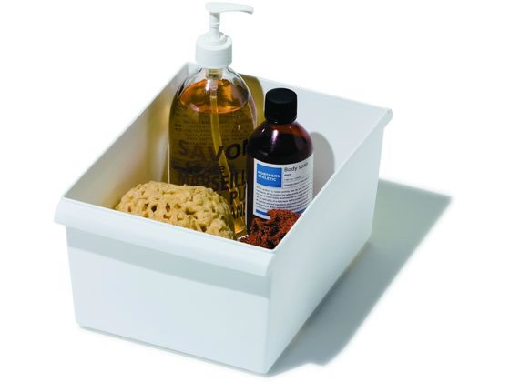 【レビュー投稿で100円OFFクーポン】【お取り寄せ】ライクイット ジャストイット コンテナースリム(浅) ホワイト 衣装収納 収納 日用雑貨 [2]