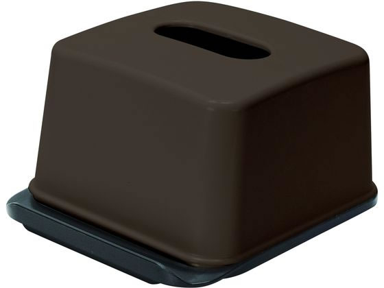 乐天商城 - 【レビュー投稿で100円OFFクーポン】【お取り寄せ】ライクイット ハーフティッシュボックス ブラウン ペーパータオルホルダー