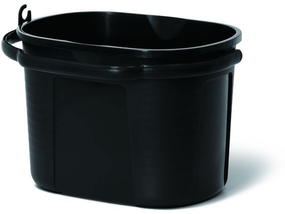 【レビュー投稿で100円OFFクーポン】【お取り寄せ】ライクイット ワイドバケツ19L オーバル ブラック ..