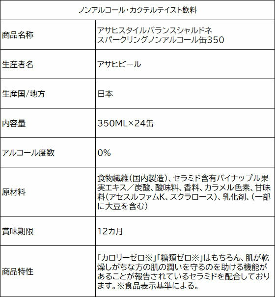 【ポイント2倍★19日20:00〜26日1:59迄】アサヒ スタイルバランス シャルドネスパークリング ノンアルコール 350mL 24缶 チューハイ カクテルテイスト ノンアルコール飲料 お酒