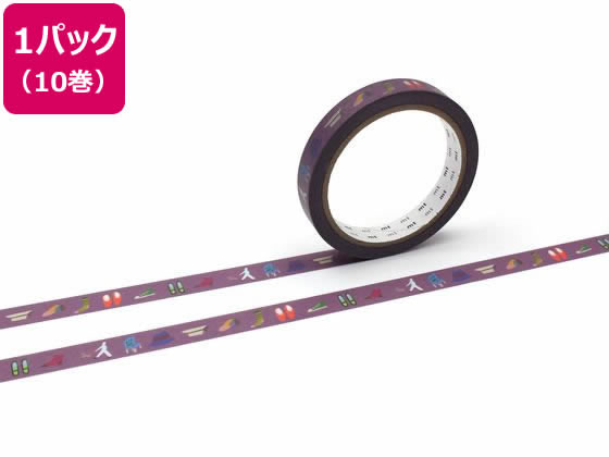 【レビュー投稿で100円OFFクーポン】【お取り寄せ】カモ井 mt large core アパレル 強粘着 10巻 MT10L079 デコレーション用マスキング...