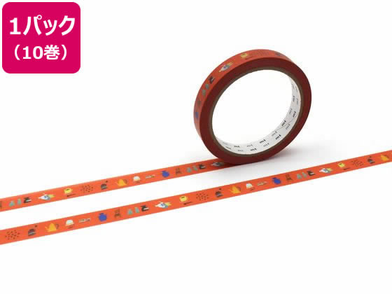 【レビュー投稿で100円OFFクーポン】【お取り寄せ】カモ井 mt large core カフェ 強粘着 10巻 MT10L080 デコレーション用マスキングテ...