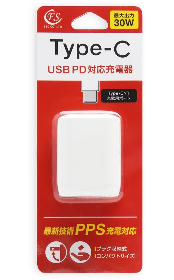 �ڥޥ饽������2,000�ߥ����ݥ���ݥ����2�ܡۡڤ����󤻡�FSC AC���Ŵ� PD30W�б� FS-PDAC30-WH AC�����Ŵ� �Хåƥ꡼ ���Ŵ� ���ޥ� ���֥�åȴ�Ϣ��