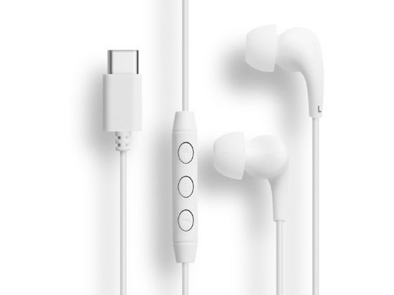 【レビュー投稿で100円OFFクーポン】【お取り寄せ】FSC TYPE-Cイヤホン ホワイト FS-CEMS01-WH ヘッド..