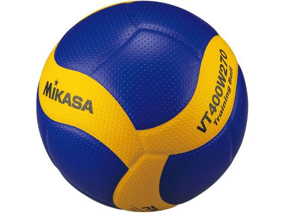 【ブラックフライデー限定★27日9:59迄店内ポイント2倍】【お取り寄せ】ミカサ バレー 4号 トレーニング 270G イエロー/ブルー VT400W270