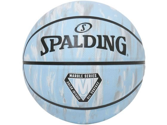 【レビュー投稿で100円OFFクーポン】【お取り寄せ】スポルディング マーブル ラバー SZ7 ブルー 84-928J