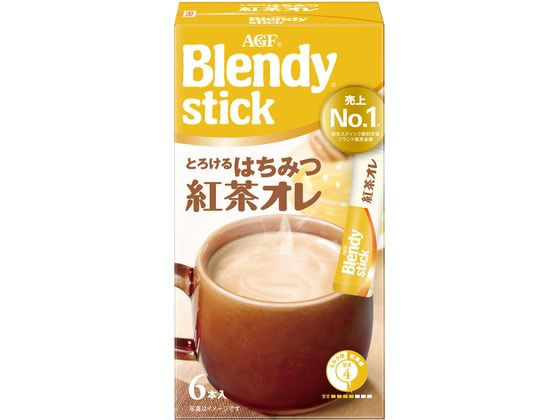 【スーパーSALE限定★2,000円クーポン＆11日9:59迄ポイント2倍】 AGF ブレンディ スティック とろけるはちみつ紅茶オレ 6本 75619 インスタント紅茶 紅茶 ココア ミックスのサムネイル