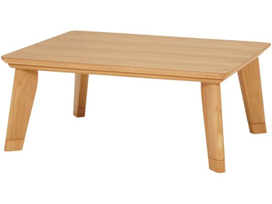 【スーパーSALE限定2,000円クーポン★11日9:59迄ポイント2倍】 【メーカー直送】萩原 リビングコタツ リノ 105×75×36.5cm ナチュラル【代引不可】【お客様組立】 こたつ テーブル リビング 家具