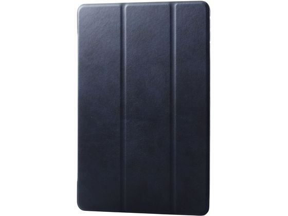 【マラソン限定★ポイント2倍】【お取り寄せ】エレコム iPad 手帳型ケース 10.2インチ 超薄型 ネイビー TB-A19RWVNVN タブレットケース カバー タブレット関連品 スマホ 家電