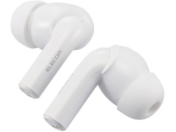 【マラソン限定★2000円クーポン&ポイント2倍】【お取り寄せ】エレコム ワイヤレスイヤホン Bluetooth 5.2 ホワイト LBT-TWS15WH2 ヘッドホン イヤホン オーディオ テレビ 家電