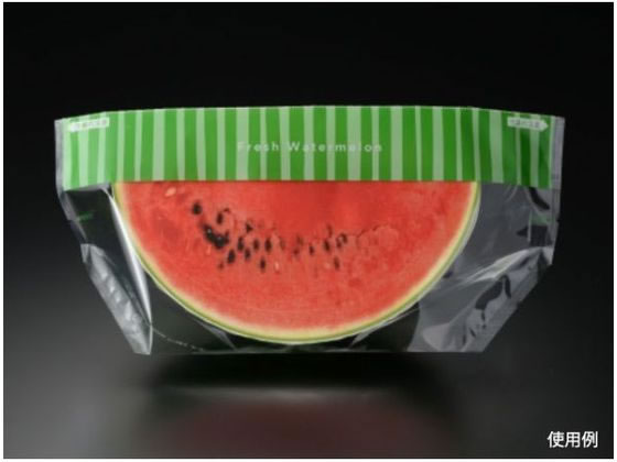 【レビュー投稿で100円OFFクーポン】【お取り寄せ】パックスタイル スイカ袋 ボーダー S 1000枚 OPP袋 テープ付き