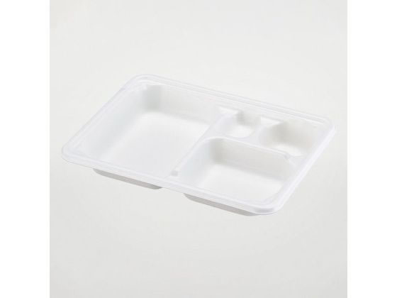 【お取り寄せ】パックスタイル バガス容器 WB弁当 23-17E ラミ 本体 50枚