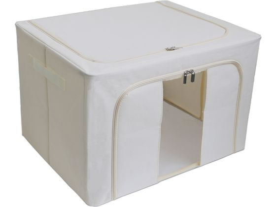 【レビュー投稿で100円OFFクーポン】トレードワン 窓付きマルチ収納ボックス ホワイト Lサイズ 90084 ..