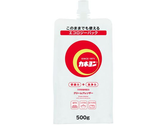 【マラソン限定★2,000円クーポン＆ポイント2倍】カネヨ石鹸 カネヨンエコロジーパック 500g クレンザー キッチン 厨房用洗剤 洗剤 清掃