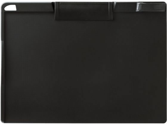 【ポイント2倍★22日20:00～27日9:59迄】 ソニック マグネット付 クリップボード A4ヨコ型 抗菌タイプ ブラック A4 長辺とじ 横タイプバインダー クリップボード 用箋挟 ファイル