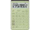 【レビュー投稿で100円OFFクーポン】カシオ ジャストサイズ電卓12桁 Comfy グリーン JT-200T-GN-N 中型電卓 一般 実務電卓 文具