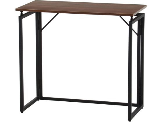 【商品説明】シンプルな枠組みのデザイン。天板は木目の温かみを感じられるデザインです。幅80×奥行40cmの天板ではゆったり食事もできます。リビングや寝室に置いても邪魔にならない大きさです。使いたい時だけ使えるデスク。緊急のデスクワーク時にも...