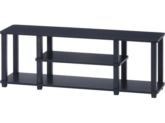 【レビュー投稿で100円OFFクーポン】【メーカー直送】不二貿易 フィット TVラック W110 ブラウン×ブラック【代引不可】【お客様組立】テレビ台 AV収納 オーディオ収納 収納家具 インテリア 収納