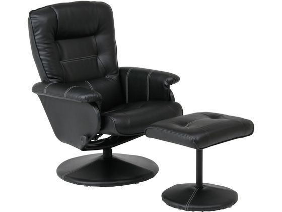 【レビュー投稿で100円OFFクーポン】【メーカー直送】不二貿易 パーソナルチェアー マリーノ BK【代引不可】【お客様組立】リクライニングソファ ソファ イス リビング家具 インテリア