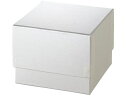 【お取り寄せ】松村工芸 デザインBOX ギフト120 ホワイトパール/162-1276-26 花瓶 フラワーベース 花器 花資材 花 フラワーアレンジメント材料