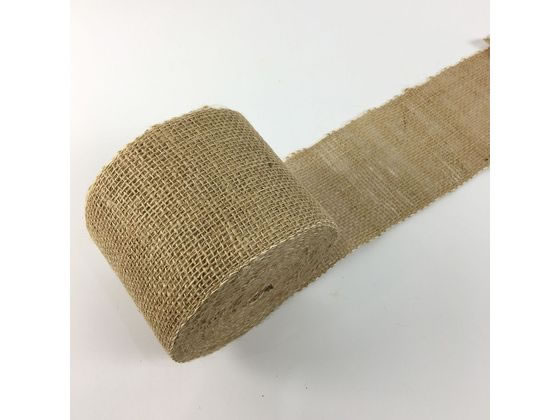 【レビュー投稿で100円OFFクーポン】【お取り寄せ】青山リボン ジュートクロス 300X20m #000 30-8501-0..