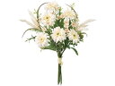 【マラソン限定★2000円クーポン&ポイント2倍】【お取り寄せ】東京堂 ガーベラパンパスブーケ クリーム #37 CREAM 花材 造花 花 フラワーアレンジメ...