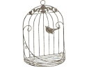 【ポイント2倍★22日20:00〜27日9:59迄】【お取り寄せ】NatureDesigns 鳥かご・バルコニー小 グレイ 118-44892-0 花瓶 フラワ...