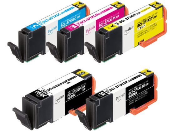 Generic Products - 【レビュー投稿で100円OFFクーポン】【お取り寄せ】プレジール 互換インク BCI-371XL+370XL対応 PLE-C371XL5P キャノン CANONマルチパック インクジェットカートリッジ インクカートリッジ トナー